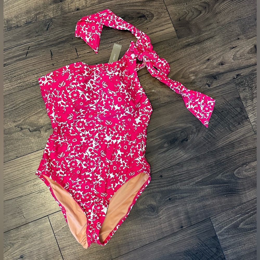 JCrew one shoulder swimsuit